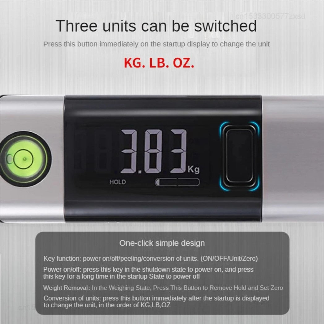 50KG Digital Luggage Scale with Built-in 1M Measure Tape – Image 4