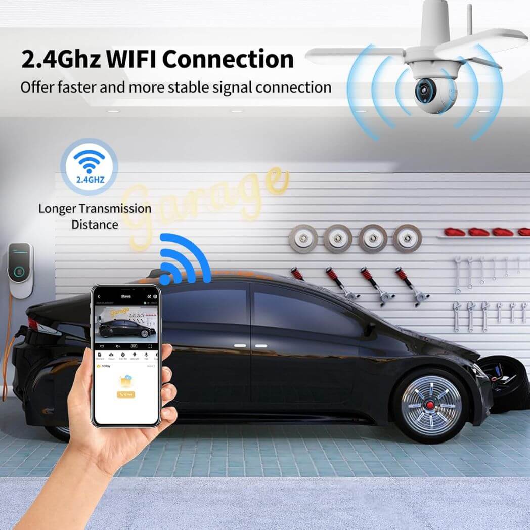 PTZ Smart Camera All-In-One Lumiguardian LED Garage Lights Bulb – Image 2