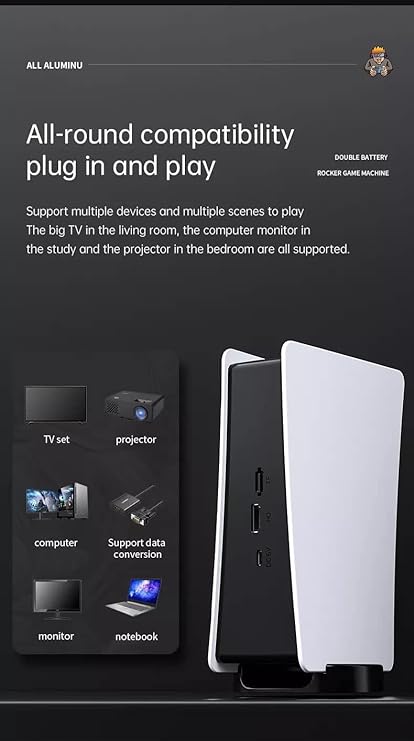 M5 Game Console 2.4GHz Wireless Controller, 4K HD, 15000+ Retro Games – Image 3
