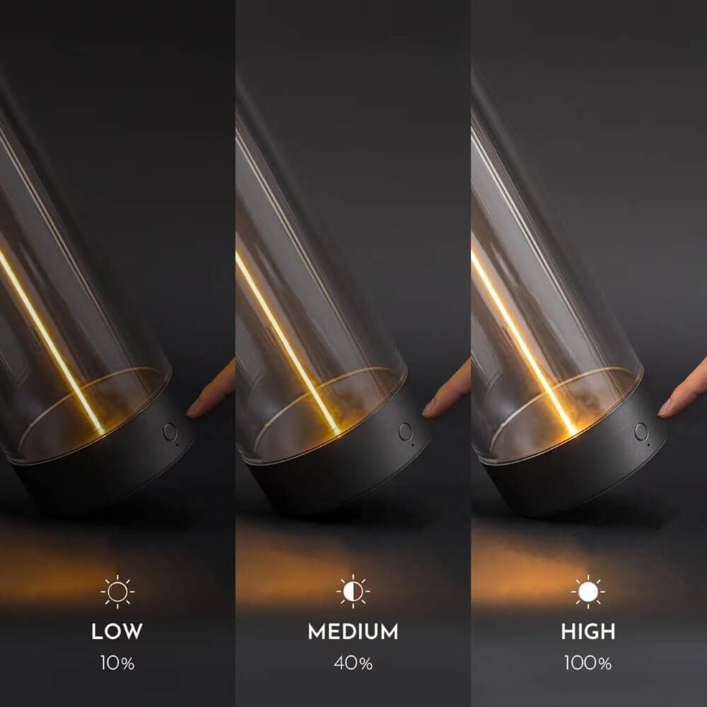 Minimalist Table Lamp Bedside Cordless Rechargeable Modern Nightstand – Image 3