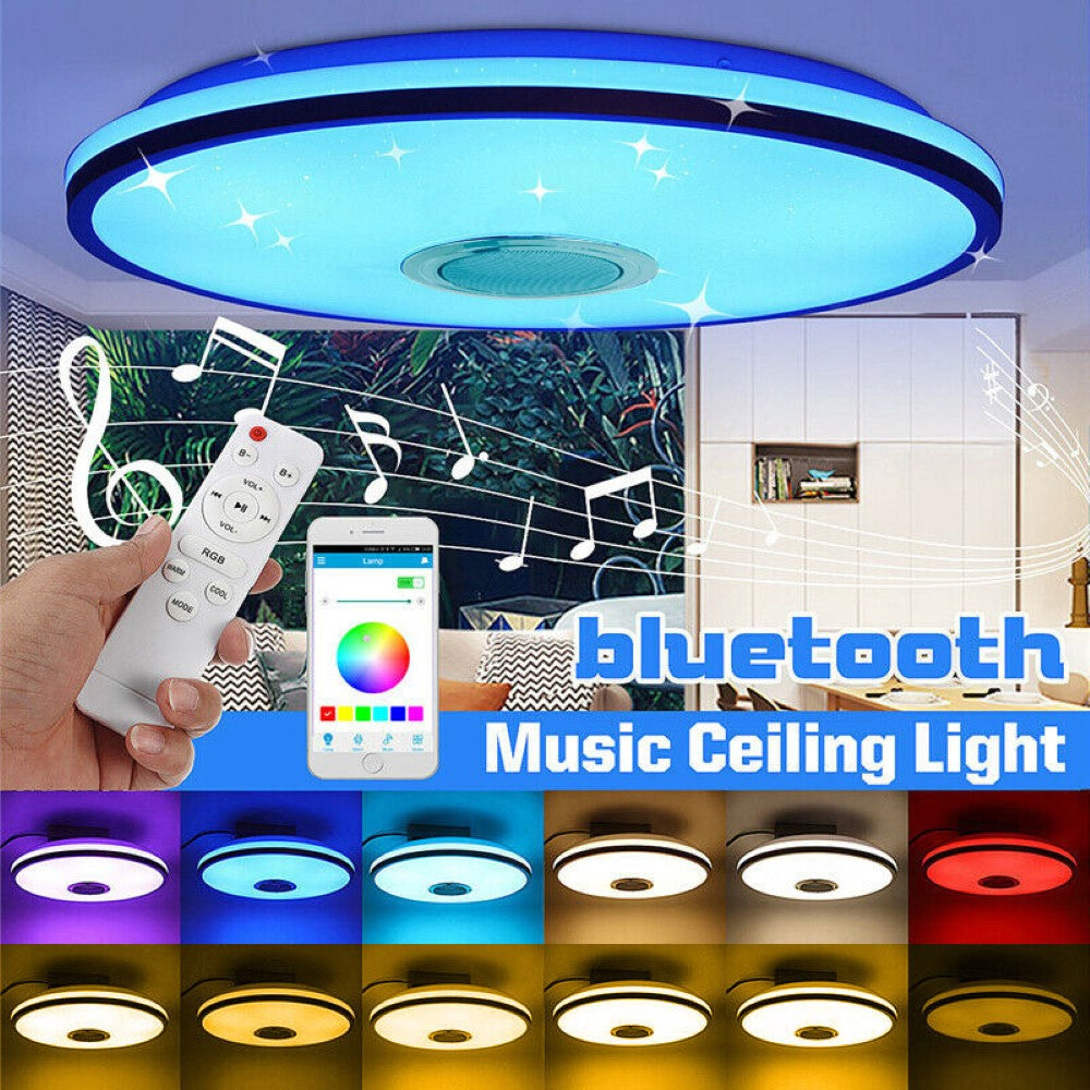 Smart Bluetooth Music Ceiling Light APP & Remote Control – Image 5