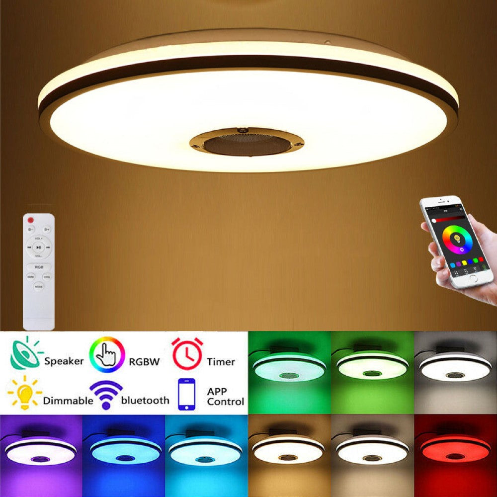 Smart Bluetooth Music Ceiling Light APP & Remote Control – Image 4