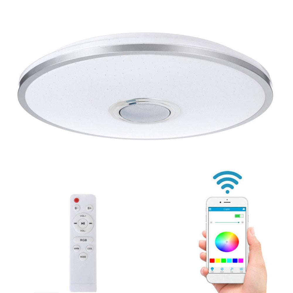 Smart Bluetooth Music Ceiling Light APP & Remote Control
