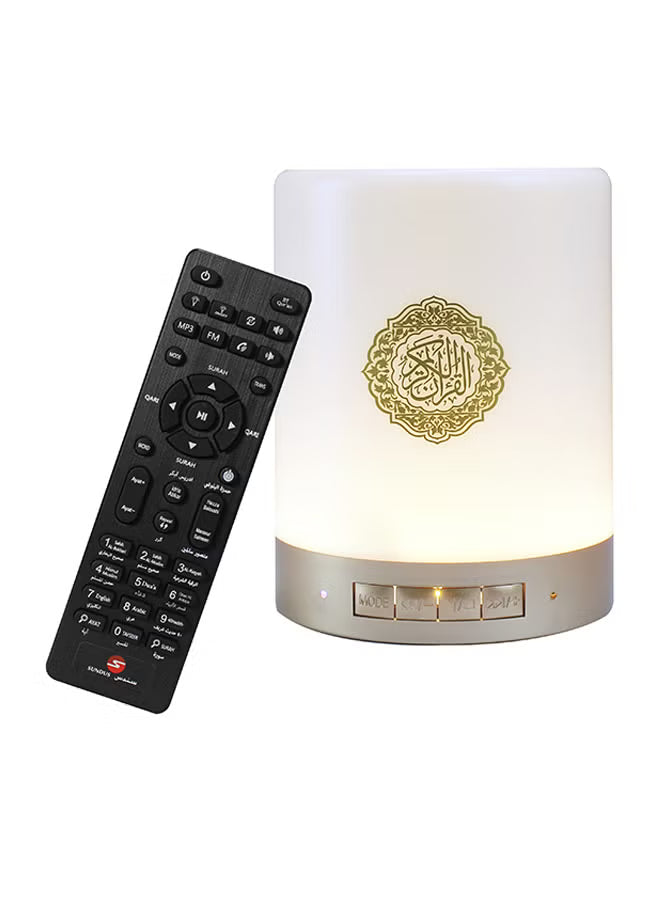 Portable Quran Touch Speaker with Bluetooth & LED Lamp – Image 2