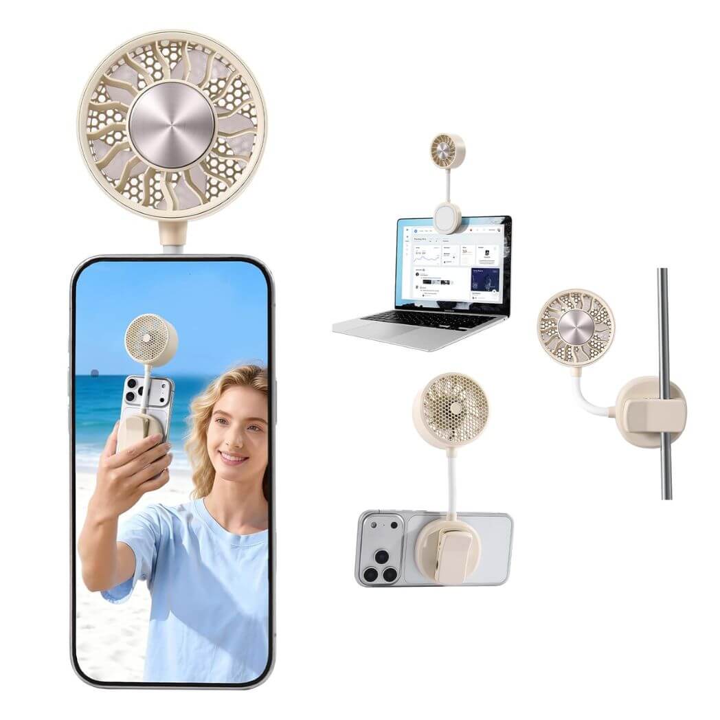N28 Handheld Magnetic Suction Fan – 1800mAh Battery