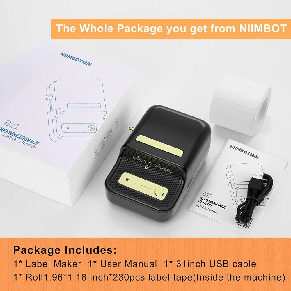 NIIMBOT B21s Label Maker Printer – Image 2