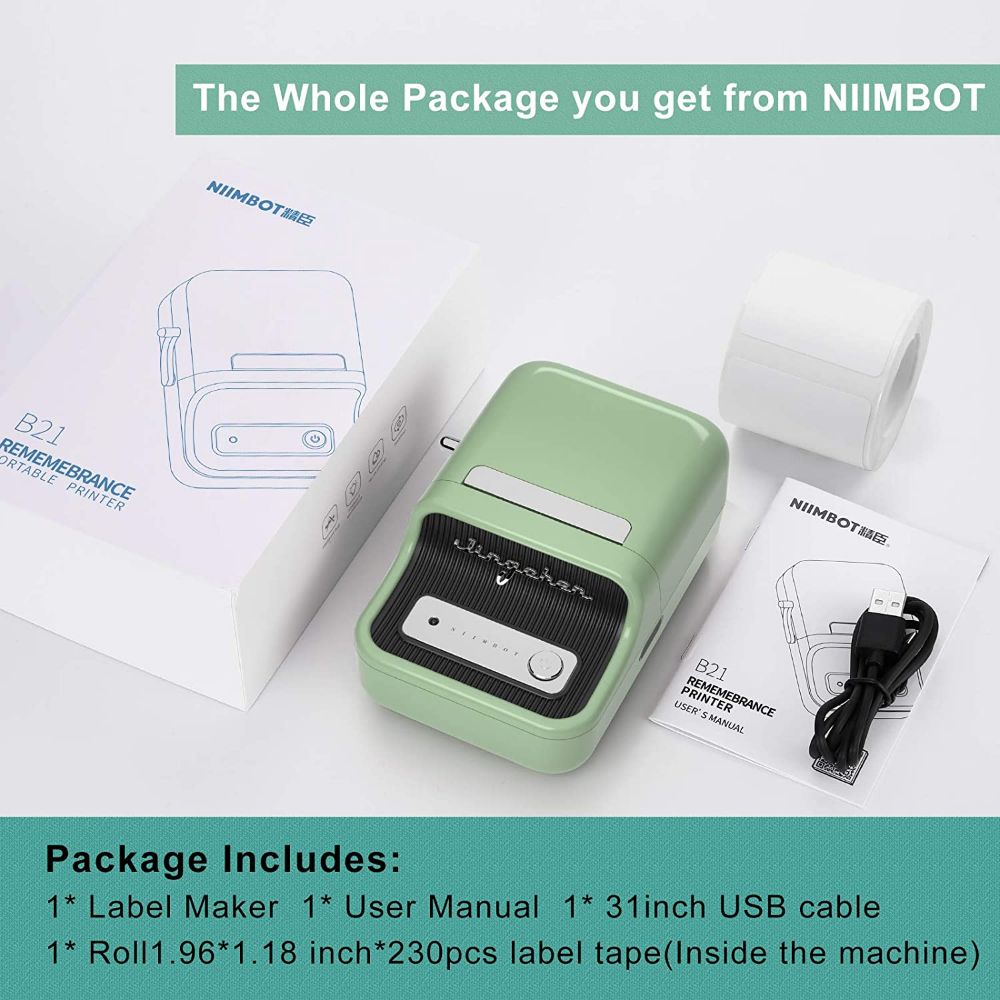 NIIMBOT B21s Label Maker Printer – Image 3