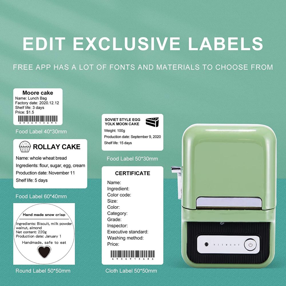 NIIMBOT B21s Label Maker Printer – Image 6