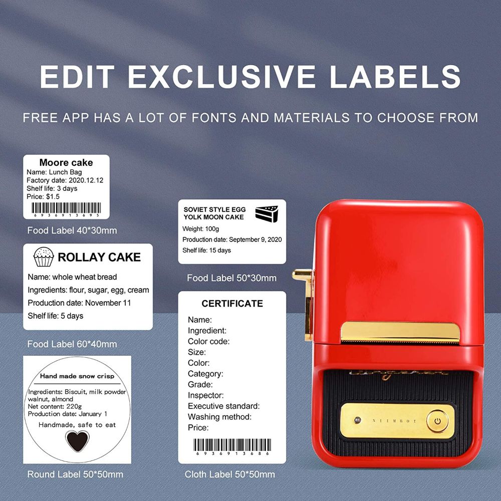 NIIMBOT B21s Label Maker Printer – Image 10