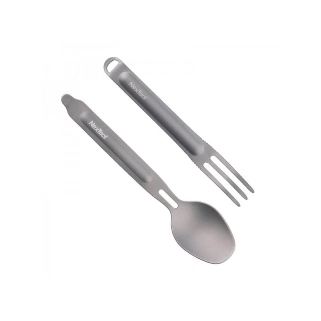 NexTool Titanium Cutlery Set – Image 2