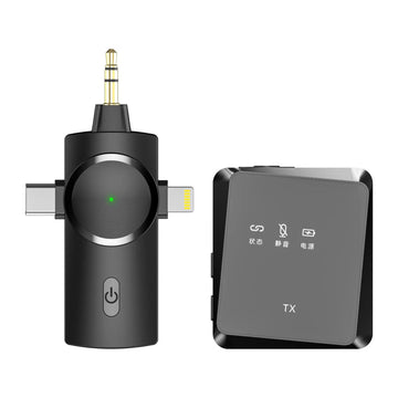 Smart Noise Reduction Wireless Lavalier Microphone UPTO 120M Range