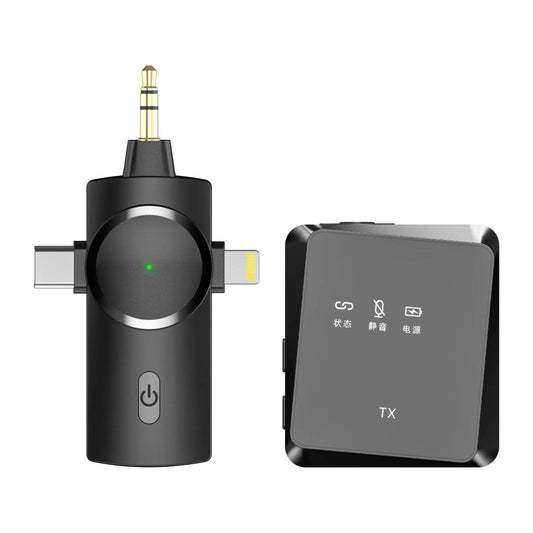 Smart Noise Reduction Wireless Lavalier Microphone UPTO 120M Range