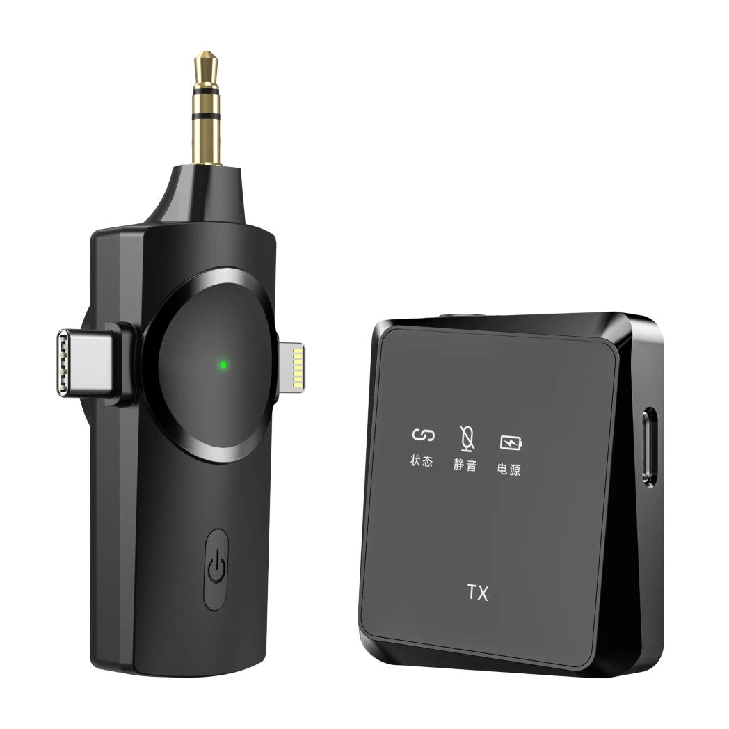 Smart Noise Reduction Wireless Lavalier Microphone UPTO 120M Range – Image 2