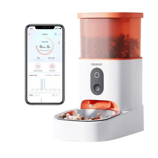 PAWAii Smart Pet Feeder with App Control for Cats & Dogs