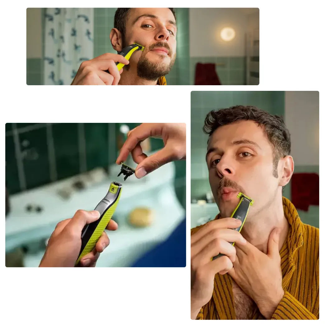 Philips OneBlade Original with 3 Combs – Trim Edge & Shave Comfortably – Image 4