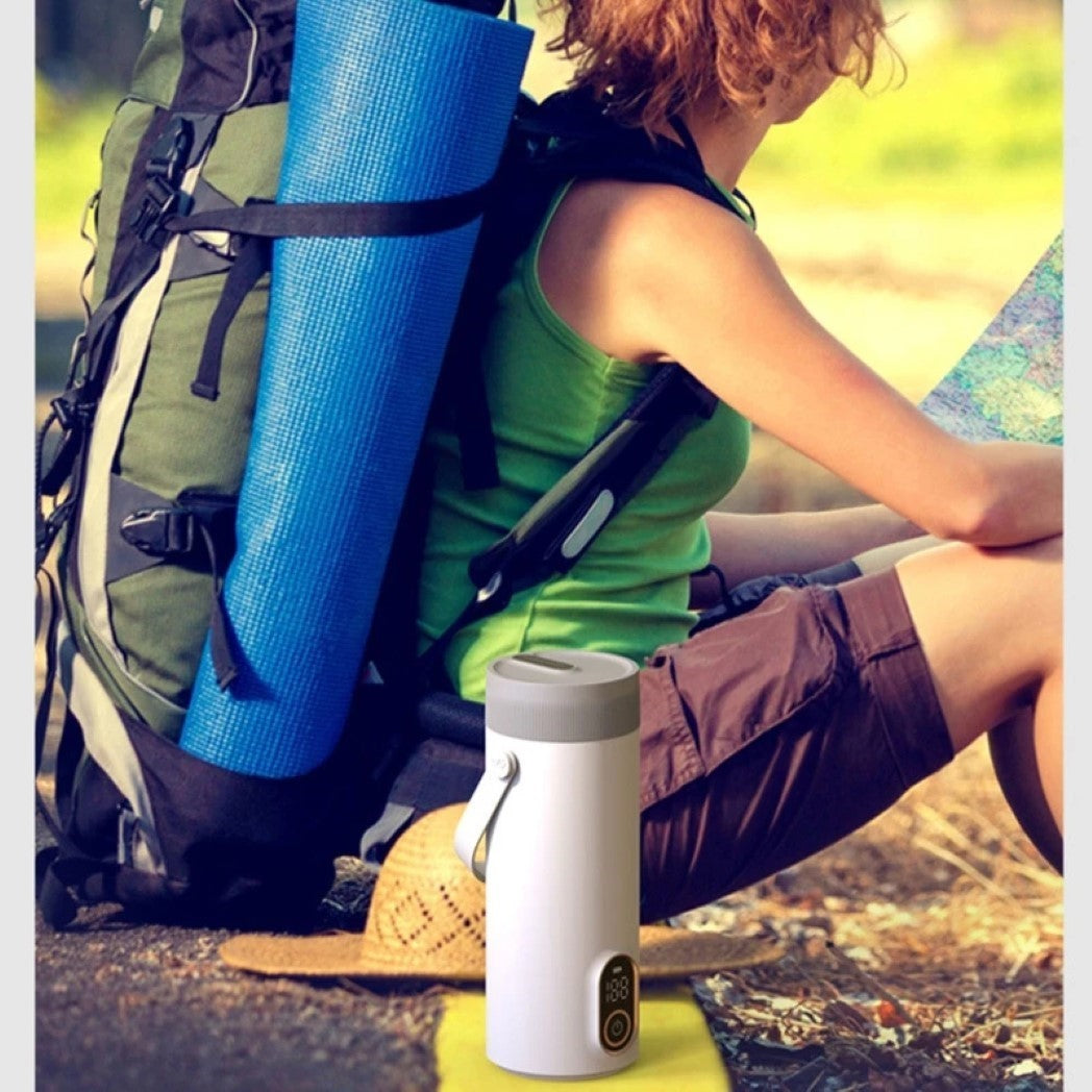 Portable Electric Kettle Rechargeable Travel Car 400ml – Image 6