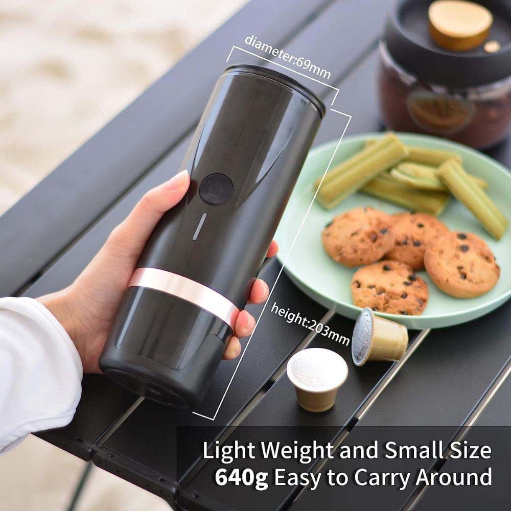 Cera+ Portable Mini Espresso Machine – Rechargeable Car Coffee Maker – Image 5