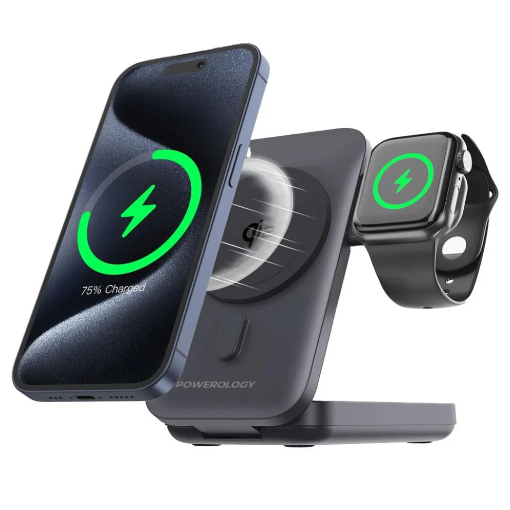Powerology 10000mAh Qi2 MagSafe Power Bank 15W for iPhone – Image 2