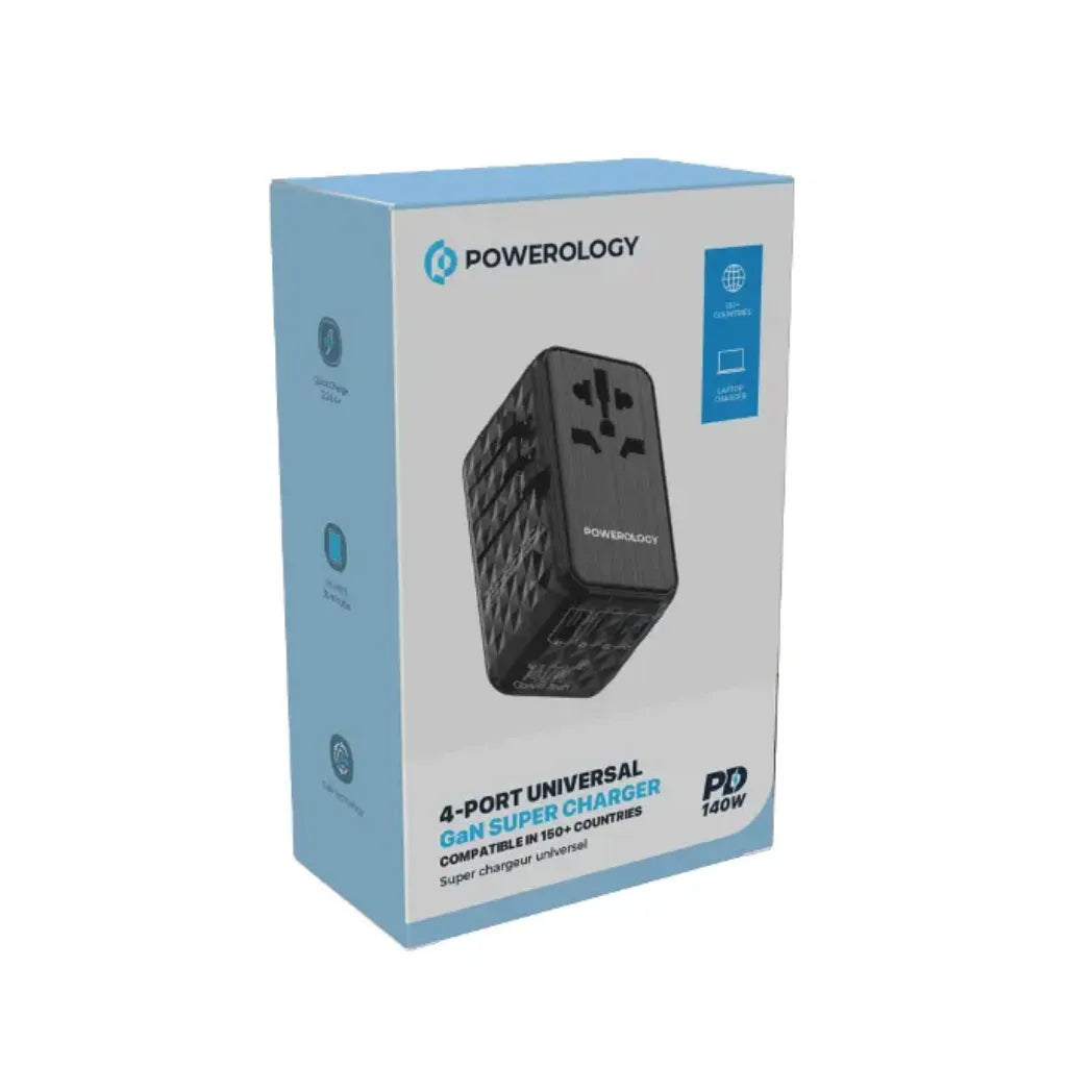 Powerology 140W 4-Port Universal GaN Super Charger – Image 2