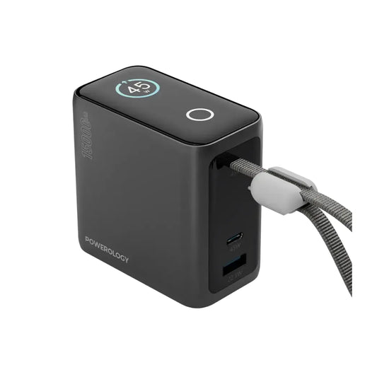 Powerology 15000mAh Mini Power Bank with 45W PD
