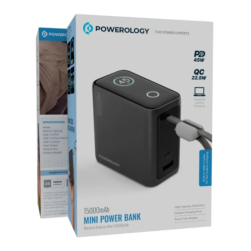 Powerology 15000mAh Mini Power Bank with 45W PD – Image 5