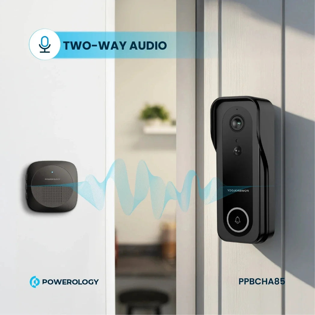 Powerology 3MP Smart Camera Doorbell 5200mAh IP65 – Image 4