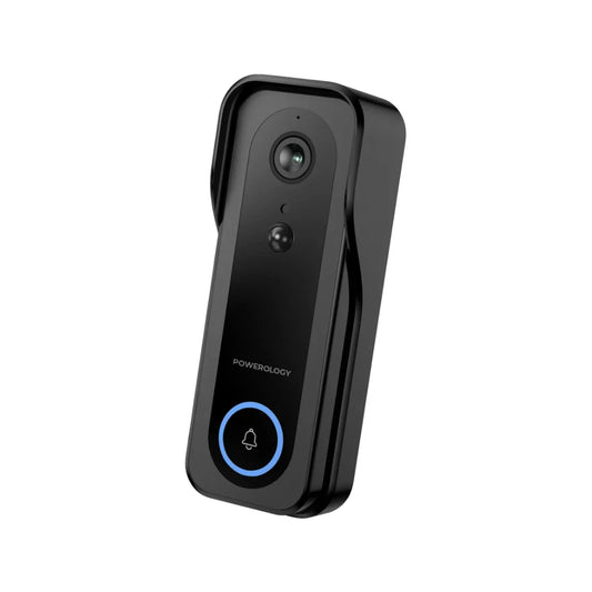 Powerology 3MP Smart Camera Doorbell 5200mAh IP65