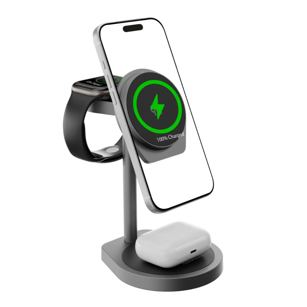 Powerology Eifel 3-in-1 Wireless Charger 25W – Image 3