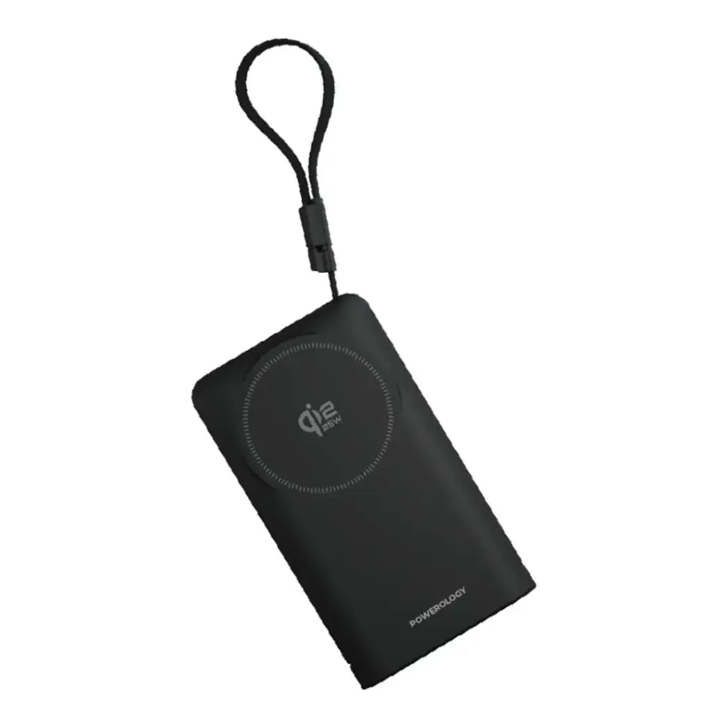 Powerology FlipMag 10000mAh Qi2 Power Bank with 30W PD