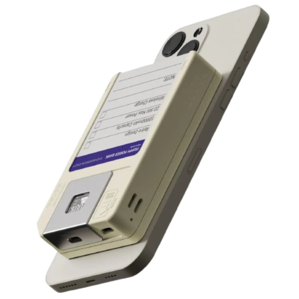 Powerology Floppydisk Retro 10000mAh MagSafe Power Bank – Image 7