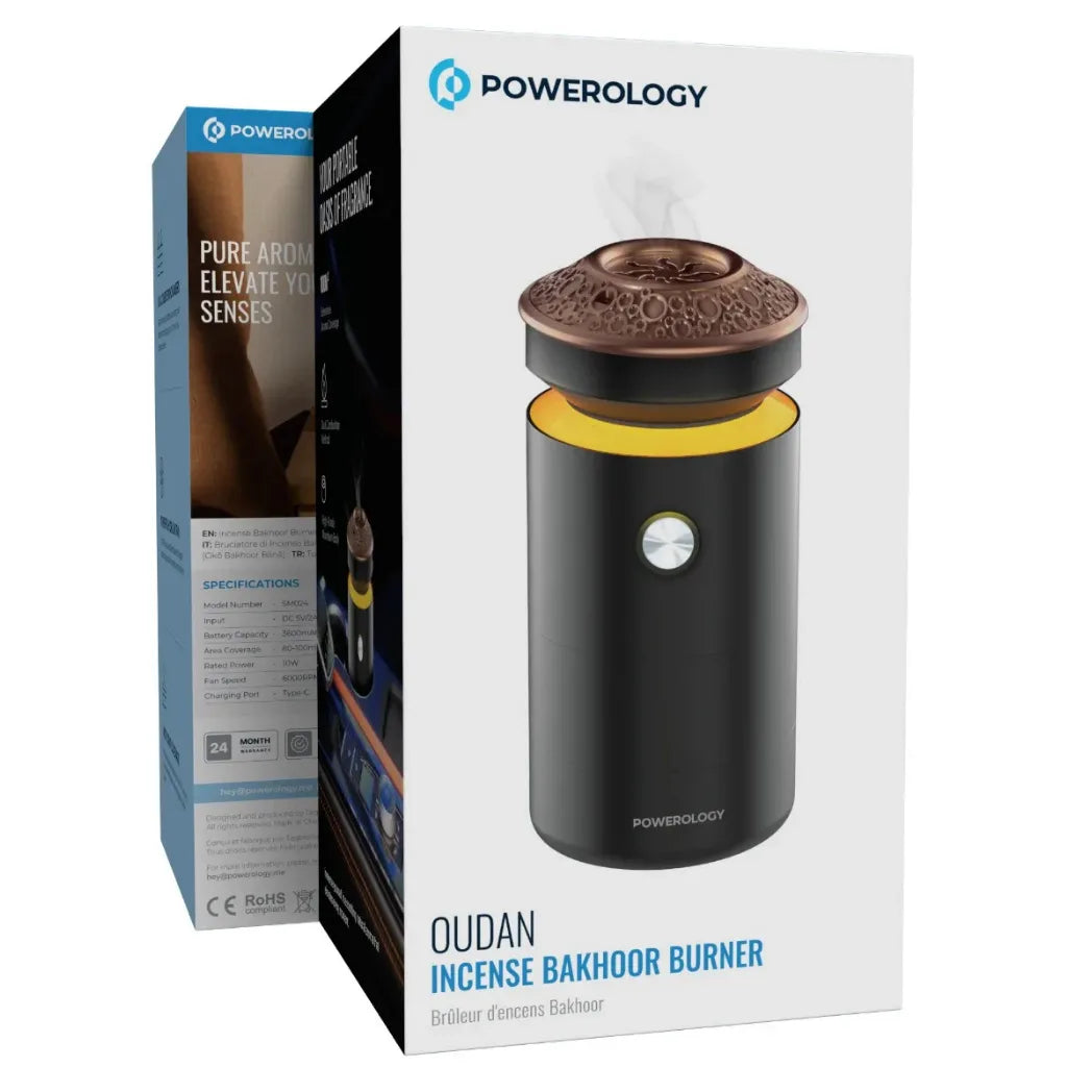 Powerology Oudan Incense Bakhoor Burner 3600mAh – Image 4