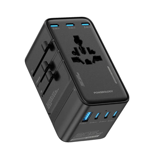 Powerology Spetrova GaN Multi-Port Universal Adapter PD 140W