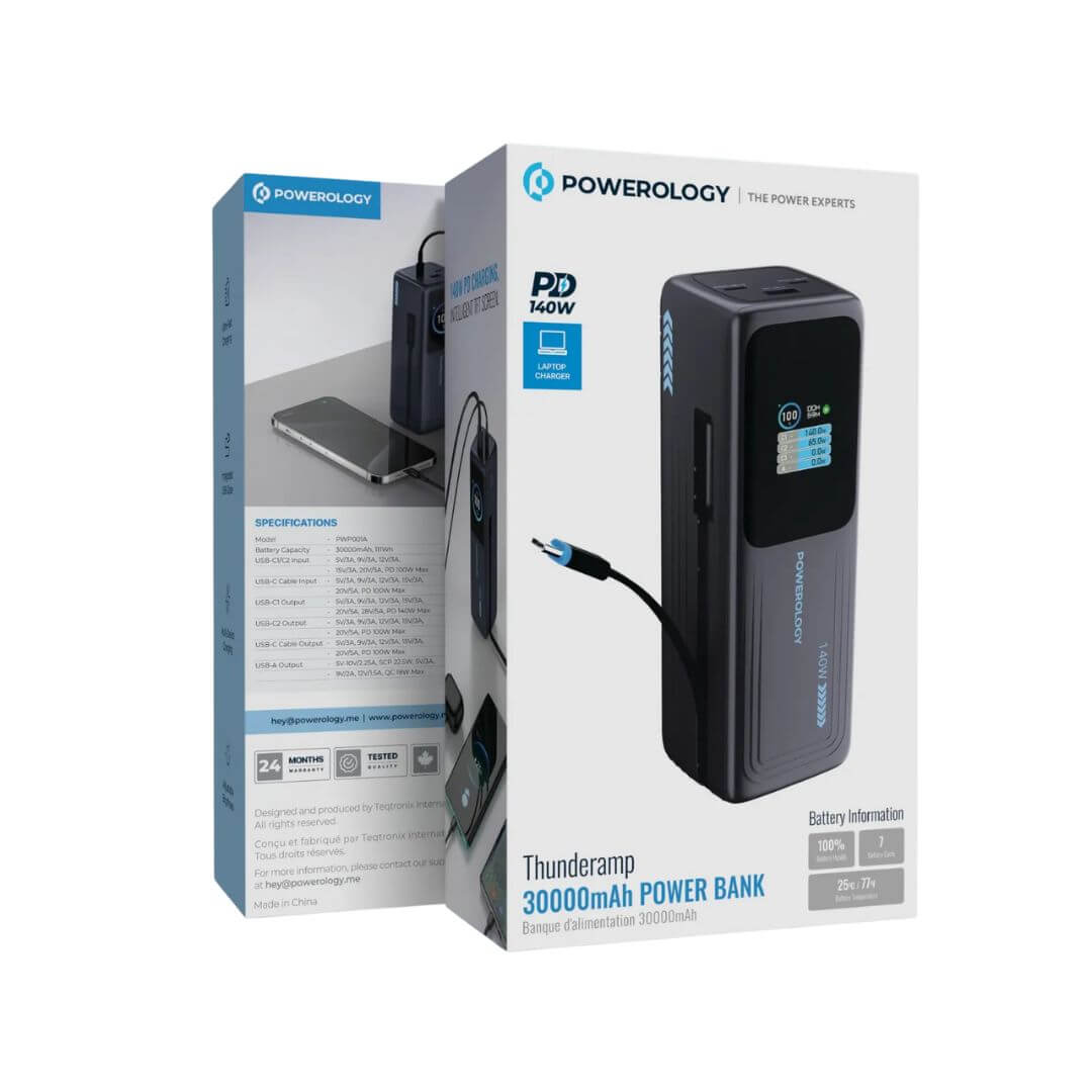Powerology Thunderamp 30000mAh Power Bank – Image 3