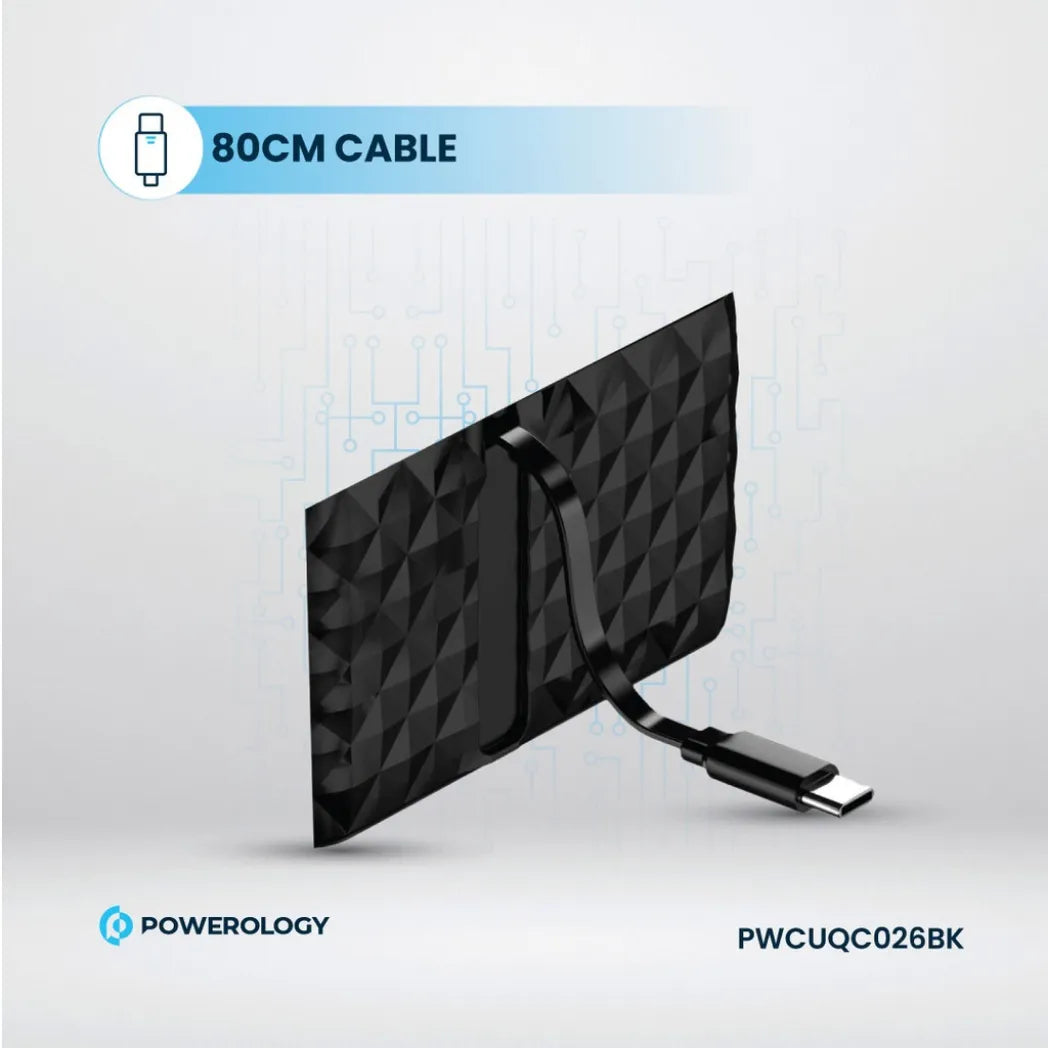 Powerology Universal GaN 85W Charger with Retractable Cable – Image 7