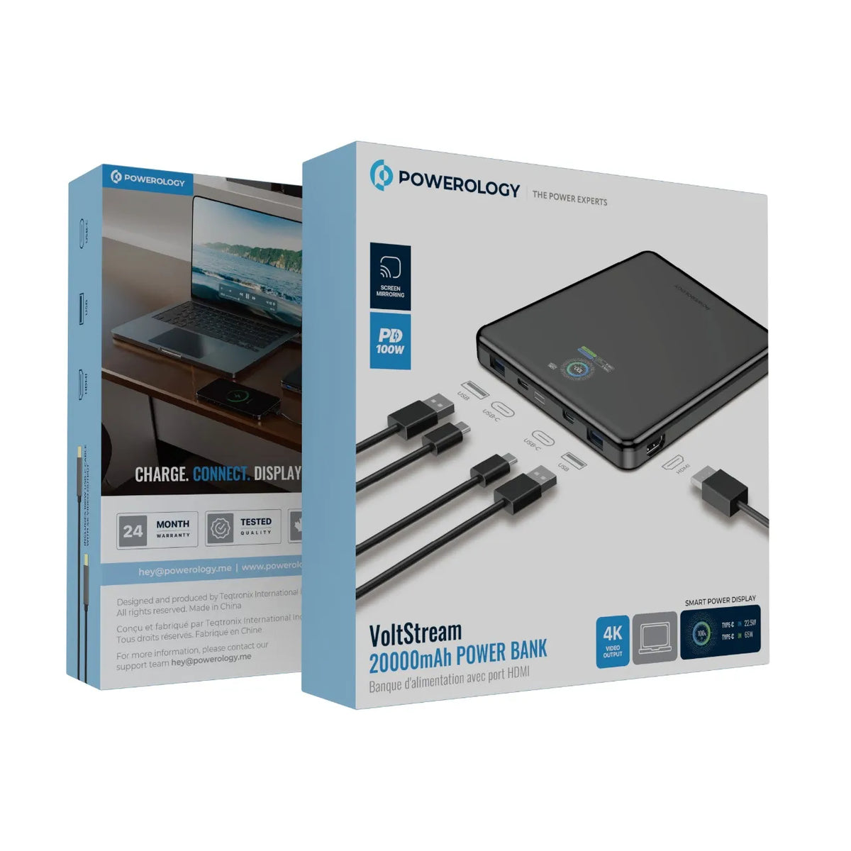 Powerology VoltStream 20000mAh Power Bank – Image 2