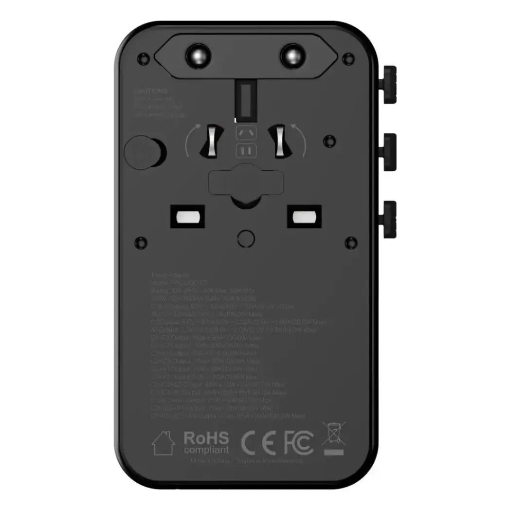 Powerology Voltvoya GaN Travel Adapter 100W with TFT Display – Image 9
