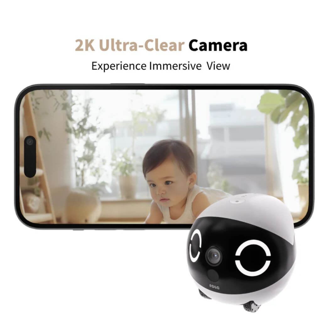 Enabot ROLA Mini Companion Robot – 2K Camera – 5000mAh Battery – Image 4