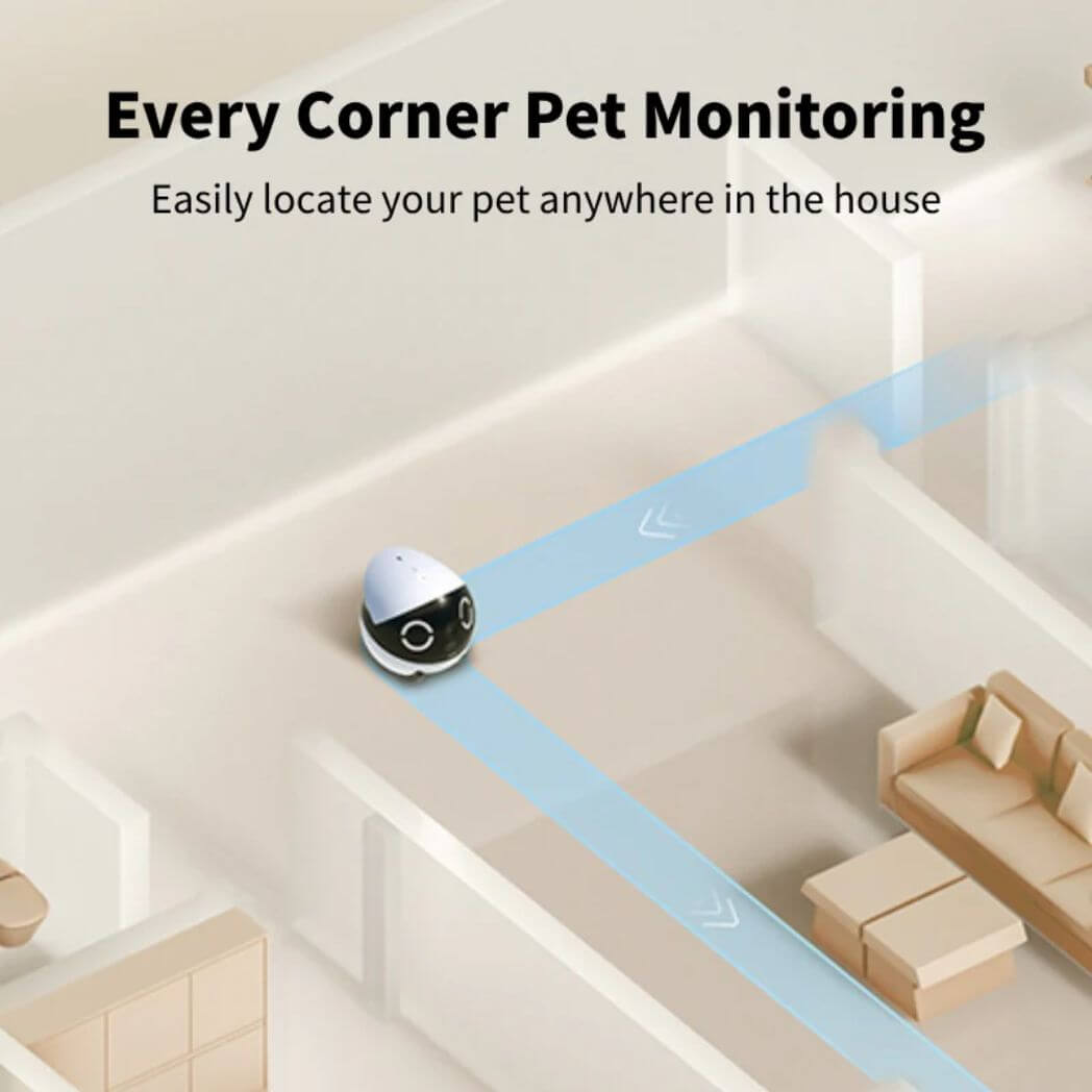 Enabot ROLA Mini Companion Robot – 2K Camera – 5000mAh Battery – Image 3