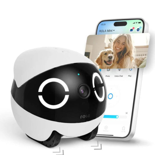 Enabot ROLA Mini Companion Robot – 2K Camera – 5000mAh Battery
