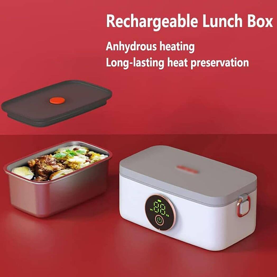 Self Heating Rechargeable Lunch Box – 5-Gear Heating Function – Image 3