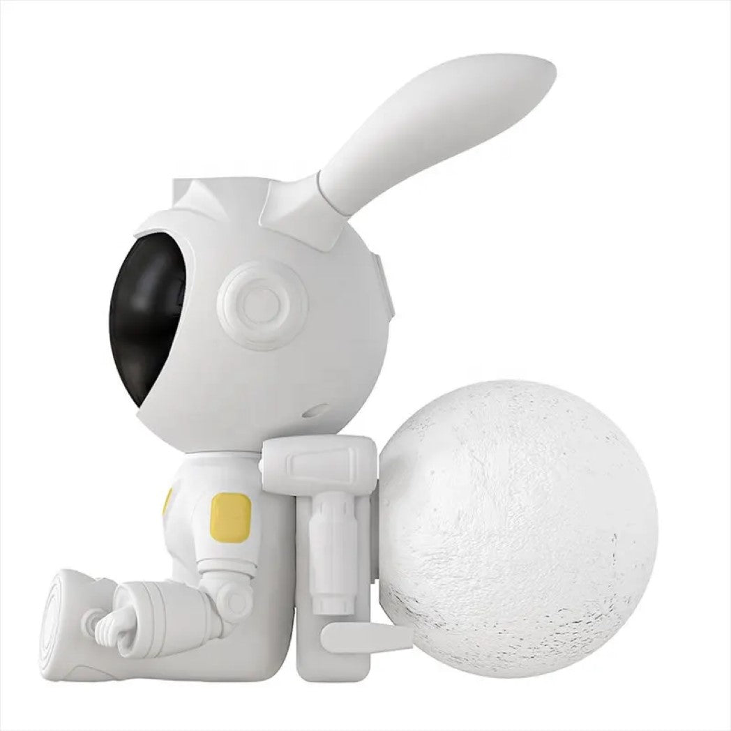 Starry Sky Moon Bunny Astronaut Projector Lamp Nebula Night – Image 2