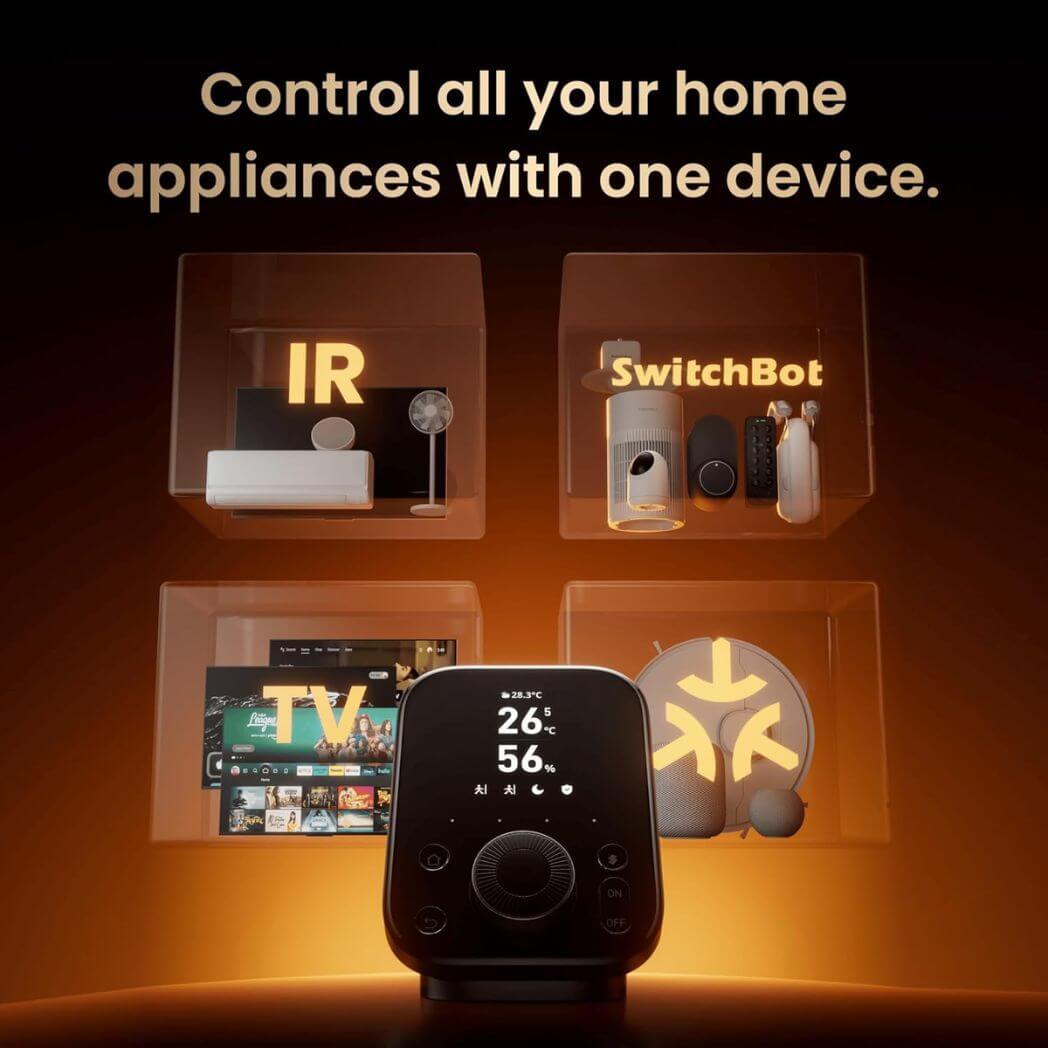 SwitchBot Hub 3 – Smart Home Hub with 2.4′′ IPS Screen & Knob Control – Image 3