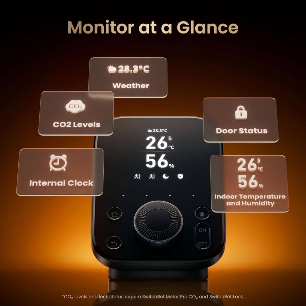 SwitchBot Hub 3 – Smart Home Hub with 2.4′′ IPS Screen & Knob Control – Image 7