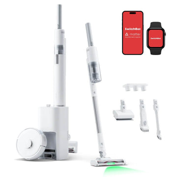 SwitchBot Robot Vacuum & Cordless Vacuum Cleaner K10+ Pro Combo