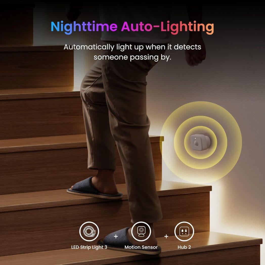 SwitchBot LED Strip Light 3 – 16.4ft 16m+ Colors – Image 6