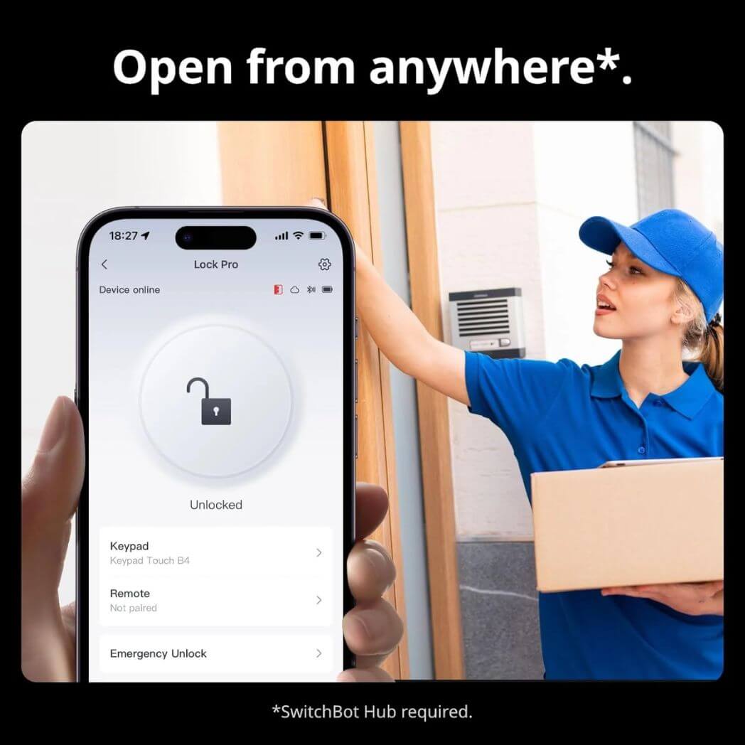 SwitchBot Lock Pro – Smart Door Lock for Home Security – Image 4