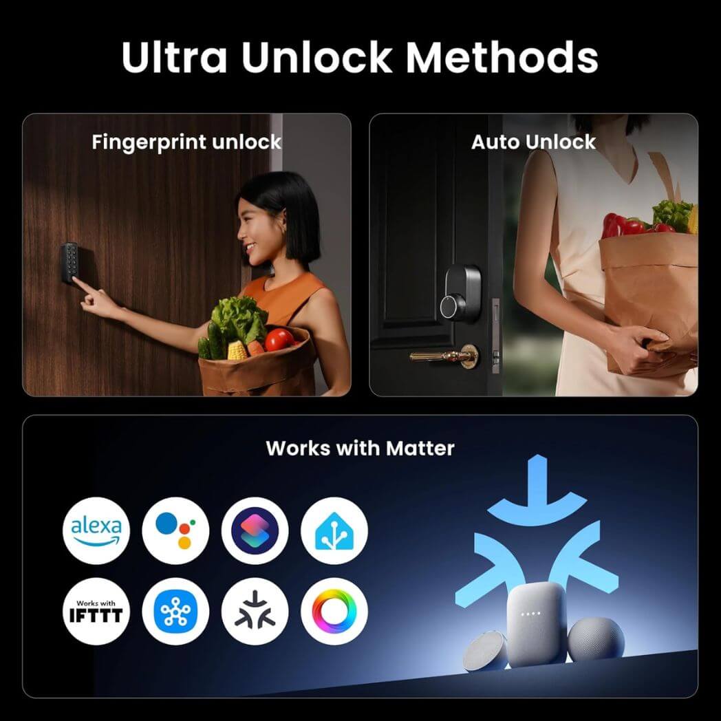 SwitchBot Lock Ultra – Alexa, Google Home, Siri, IFTTT, SmartThings – Image 4