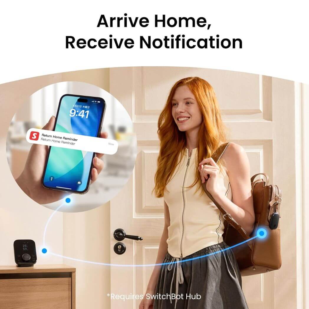 SwitchBot Safety Alarm for Women – 130dB Loud Siren – IP65 Waterproof – Image 3