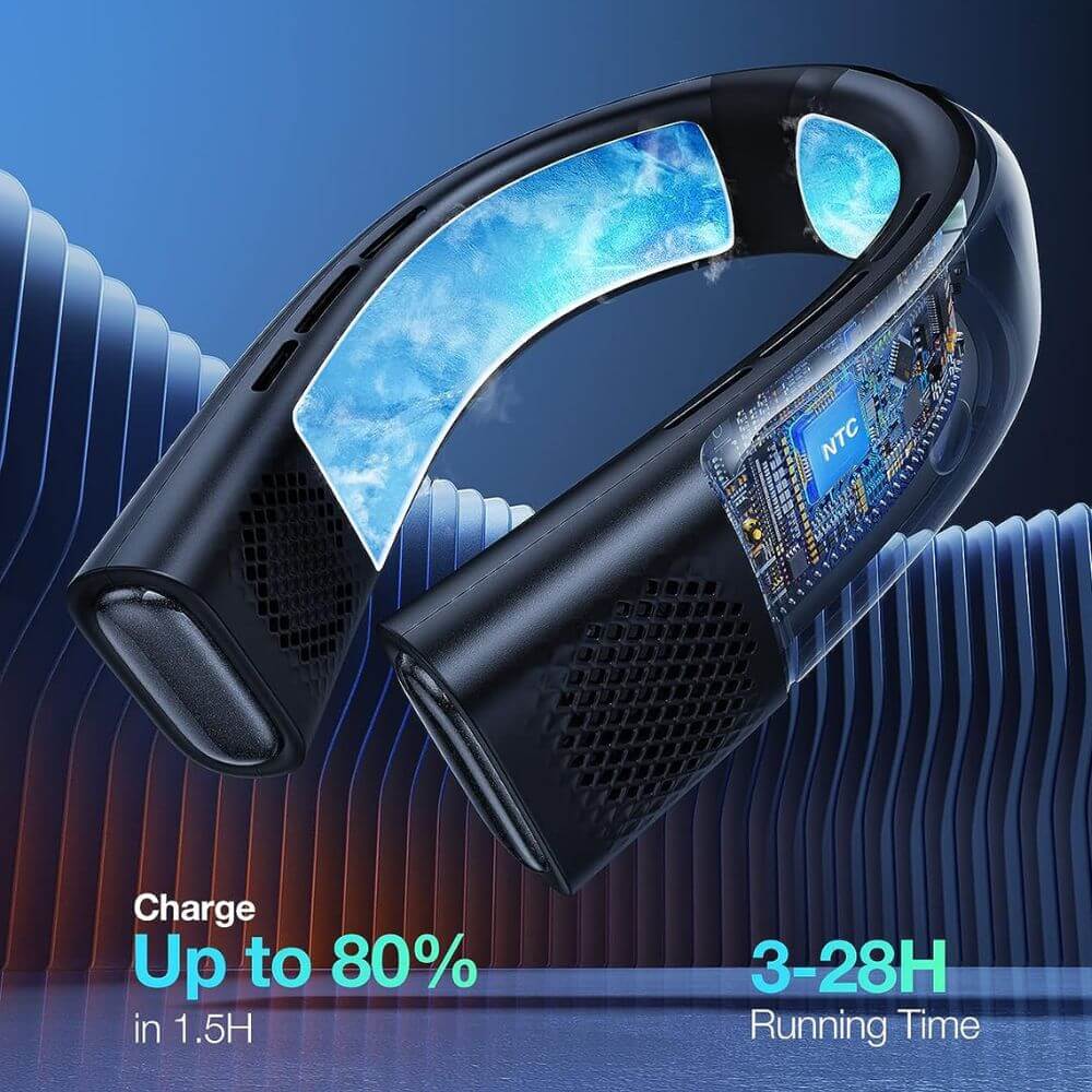 Torras COOLIFY 2S Neck Air Conditioner – Strong Wind Portable Neck Fan – Image 4