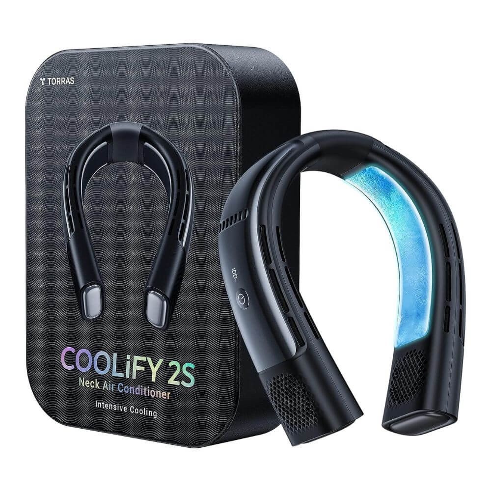 Torras COOLIFY 2S Neck Air Conditioner – Strong Wind Portable Neck Fan